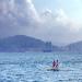 Des touristes chinois se prennent en photo sur un pdalo  Xiamen